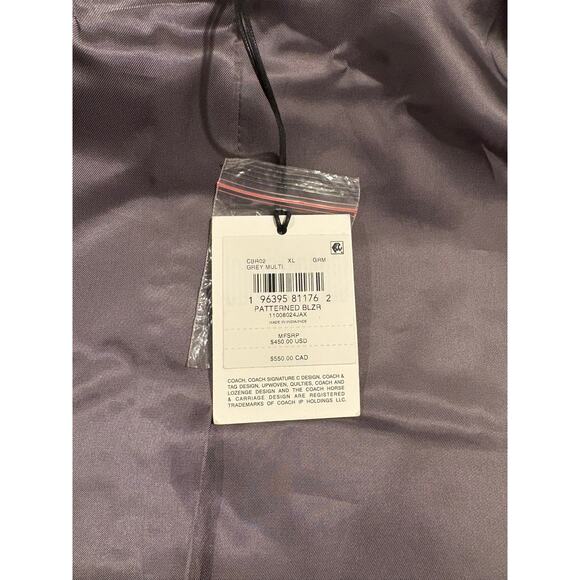 Coach Grey Blazer - Picture 8 of 10